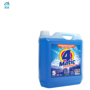 bidon detergente liquido para ropa 4 matic premium azul