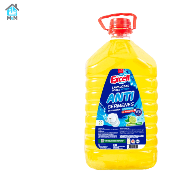 bidon lavaloza anti germenes excell limon amarillo