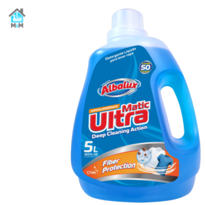 bidon detergente ropa liquido hipoalergenico ultra matic albalux azul