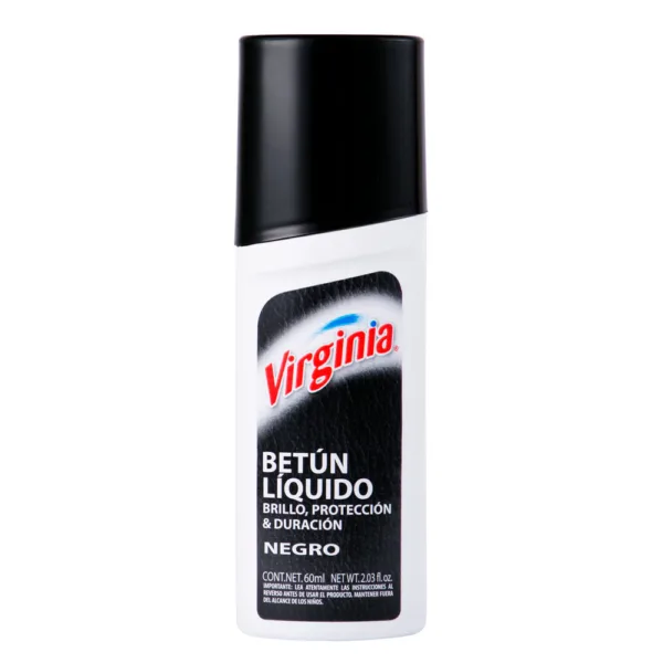 botella betun liquido para zapato negro virginia