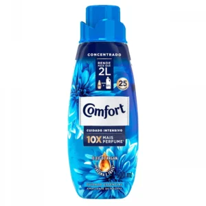 botella suavizante liquido concentrado comfort oleo de argan azul