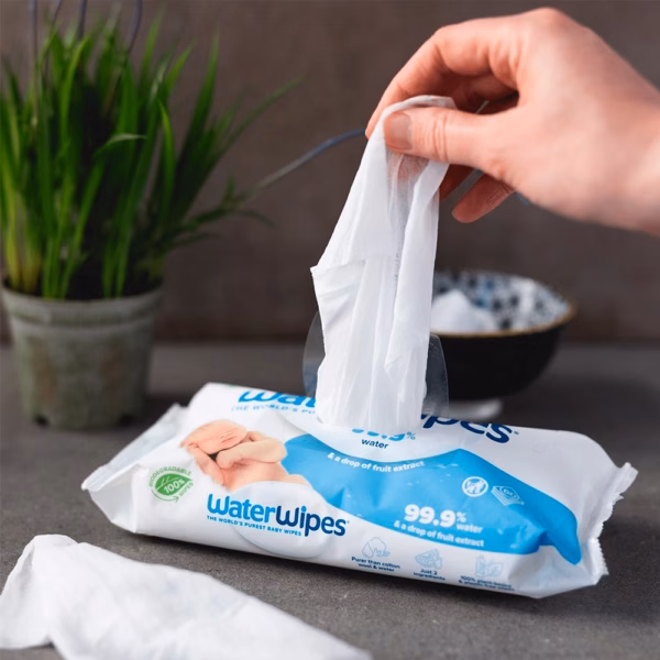 Caja Toallitas Húmedas Waterwipes - 12 paquetes - 720 Uds. - Imagen 2