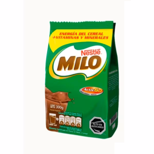 Saborizante Para Leche Milo Activ-go Chocolate Bolsa 300 G