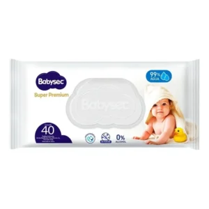 Caja 24 Toallitas Húmedas - Babysec Super Premium - 40 Uds.