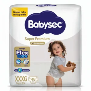 Pañal Babysec Super Premium Talla XXXG 48 un