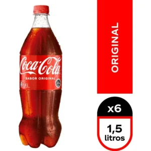 Pack Bebida Coca Cola Original - 1.5 Lts. - 6 Botellas