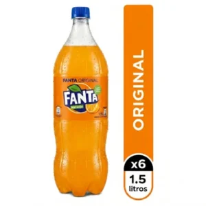 Pack Bebida Fanta - 1.5 Lts. - 6 Botellas