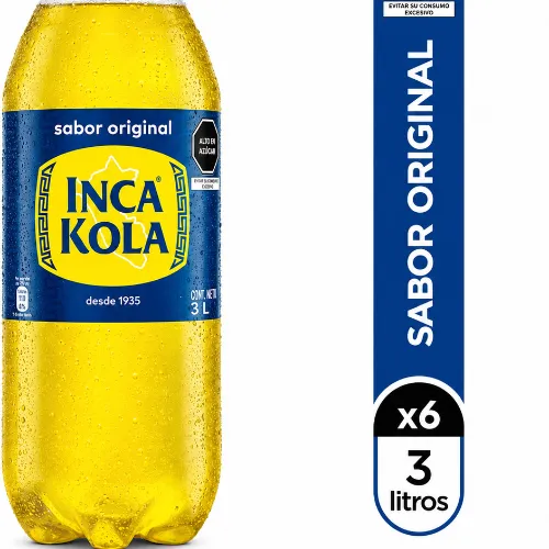 Pack Bebida Inca Kola - 1.5 Lts. - 6 Botellas