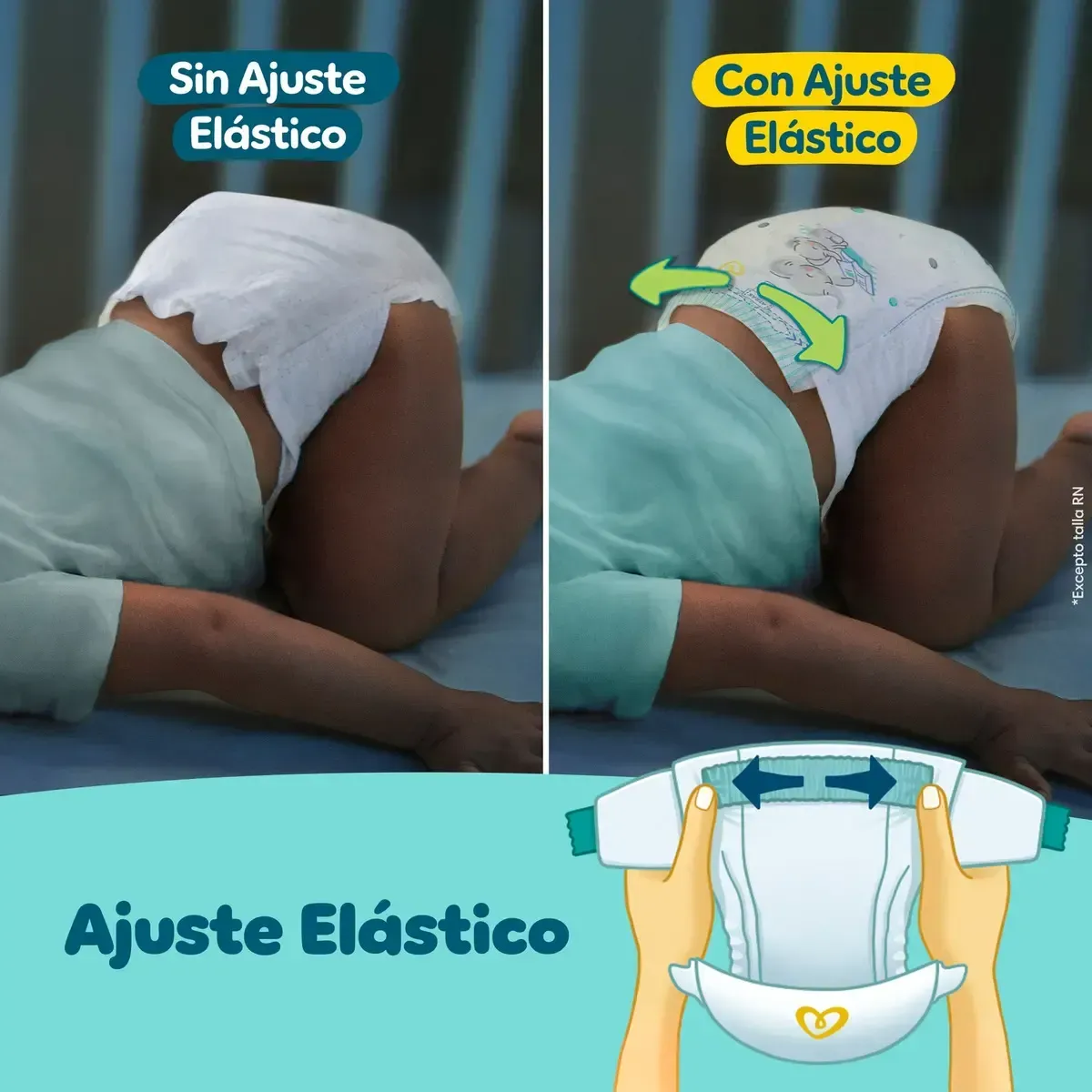 Pañal Pampers Premium Care Talla M 86 Un - Imagen 3