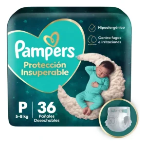Pañal Pampers Protección Insuperable Talla P 36 Un